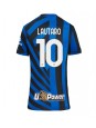 Inter Milan Lautaro Martinez #10 Domácí Dres pro Dámské 2024-25 Krátký Rukáv